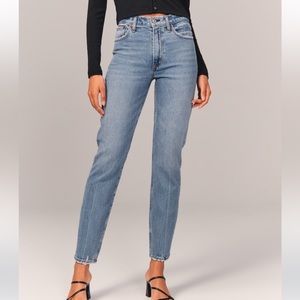 Abercrombie & Fitch, high rise mom jeans
